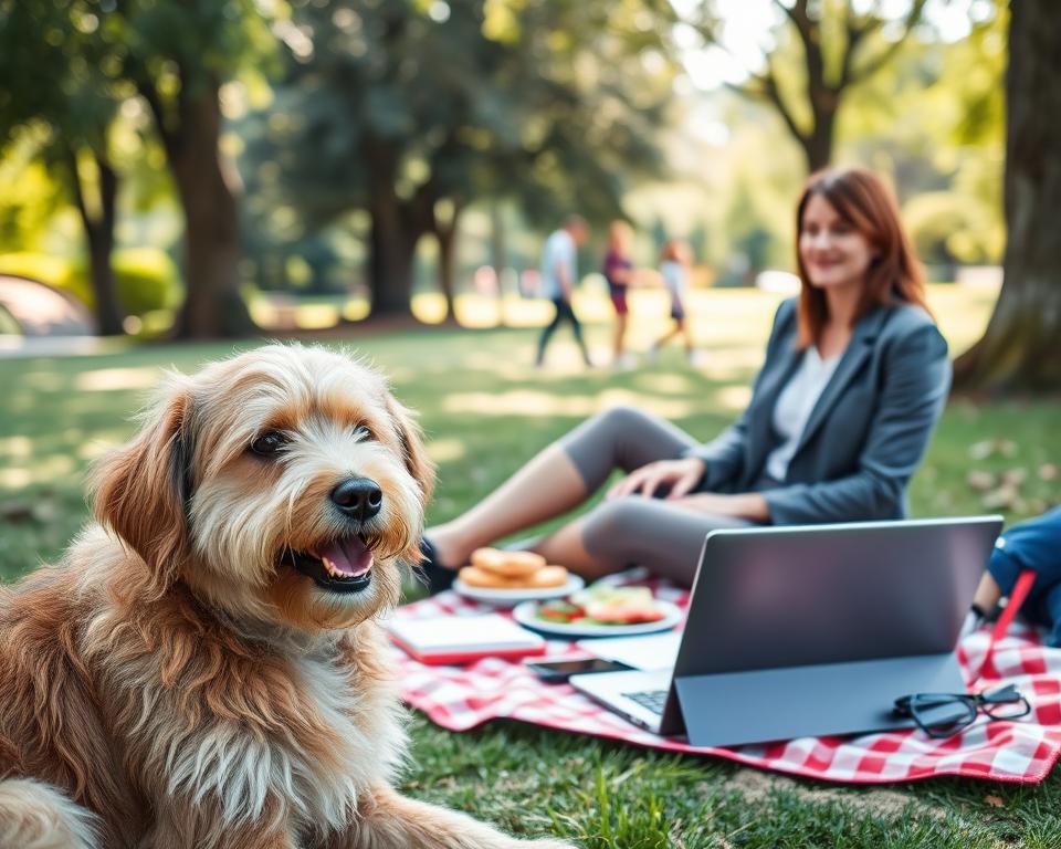 etiketa schůzek se zákazníky se psem