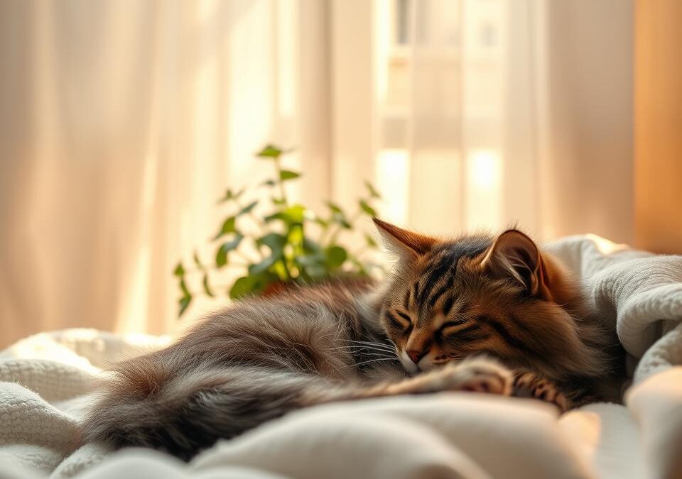 Fáze hlubokého spánku kočky – Vše, co o tom potřebuješ vědět!