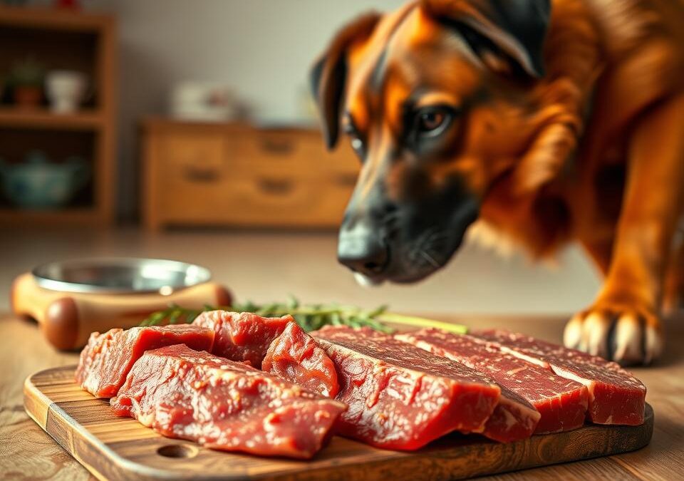 Výhody hovězího masa pro aktivní a velké psy