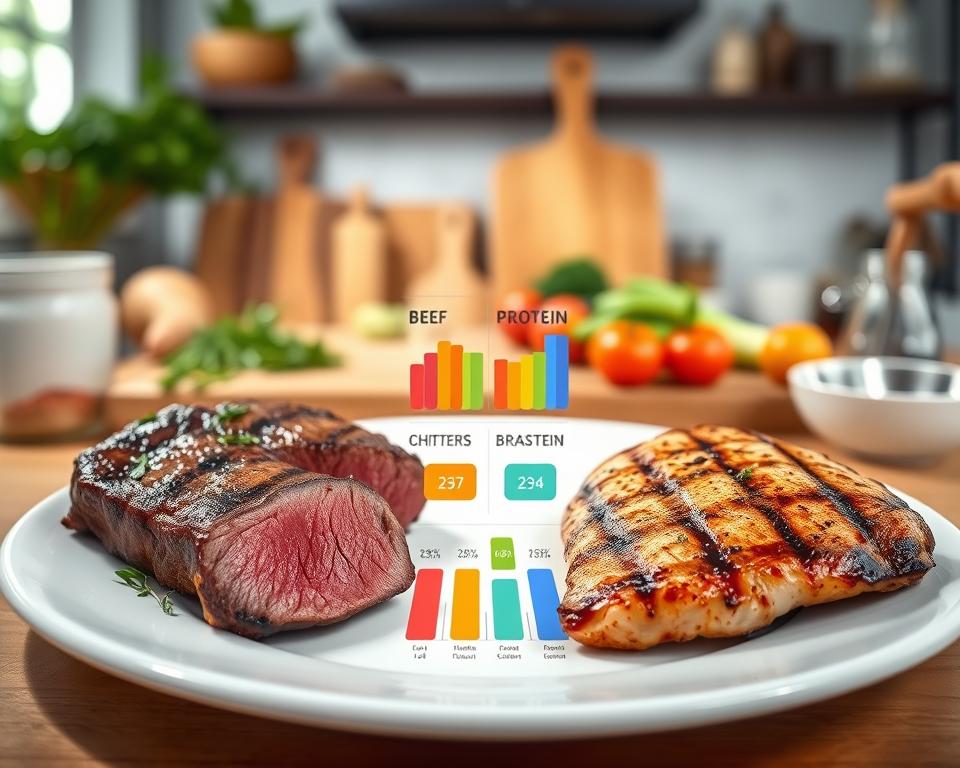 hovězí vs kuřecí maso – nutriční hodnota