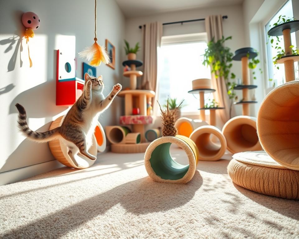 interaktivní formy pohybu pro kočky