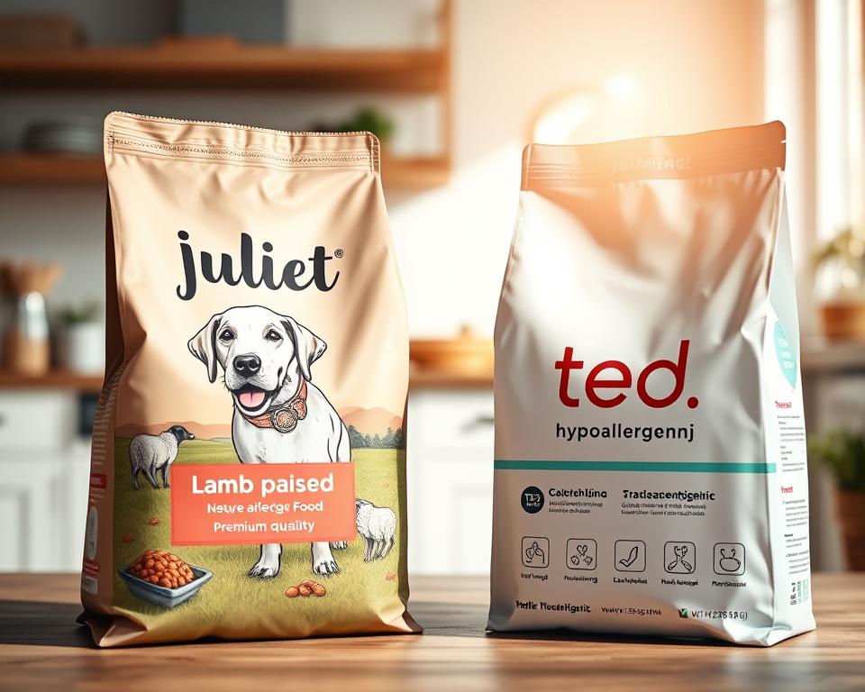 juliet jehněčí vs ted hypoalergenní krmivo