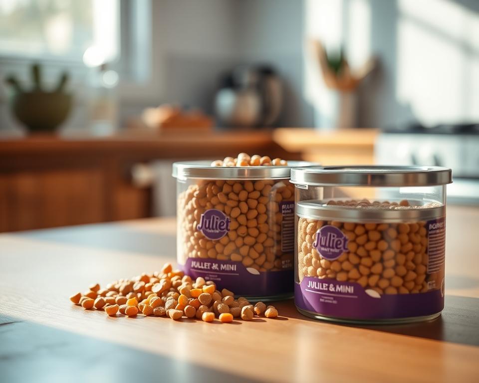 juliet nebo juliet mini volba velikosti granulí