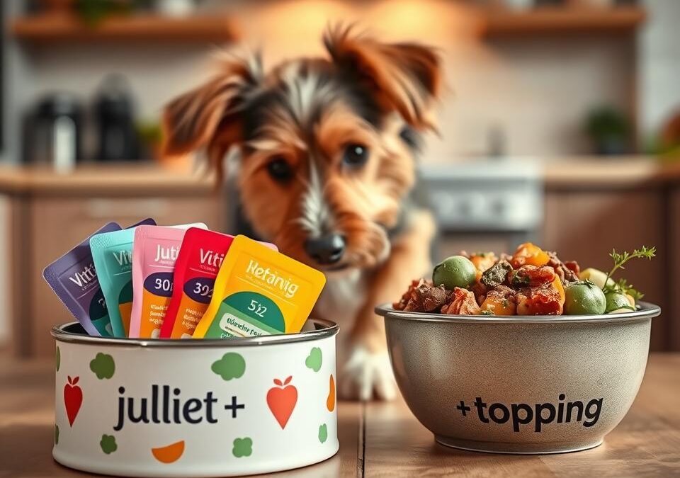 Juliet + balíček vitamínů Twinky nebo Juliet + topping – co je lepší pro vybíravého psa?