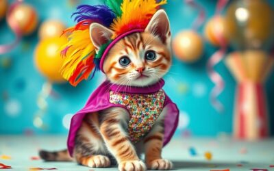 Karnevalový kostým pro kočku – možná si ho i oblíbí