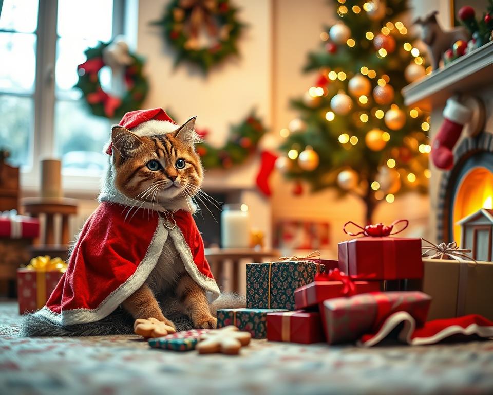 kočka jako Mikuláš