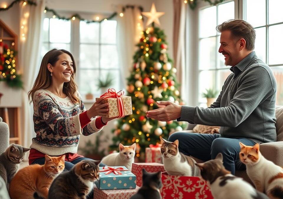 Výměna dárků pro milovníky koček – budování komunity o svátcích