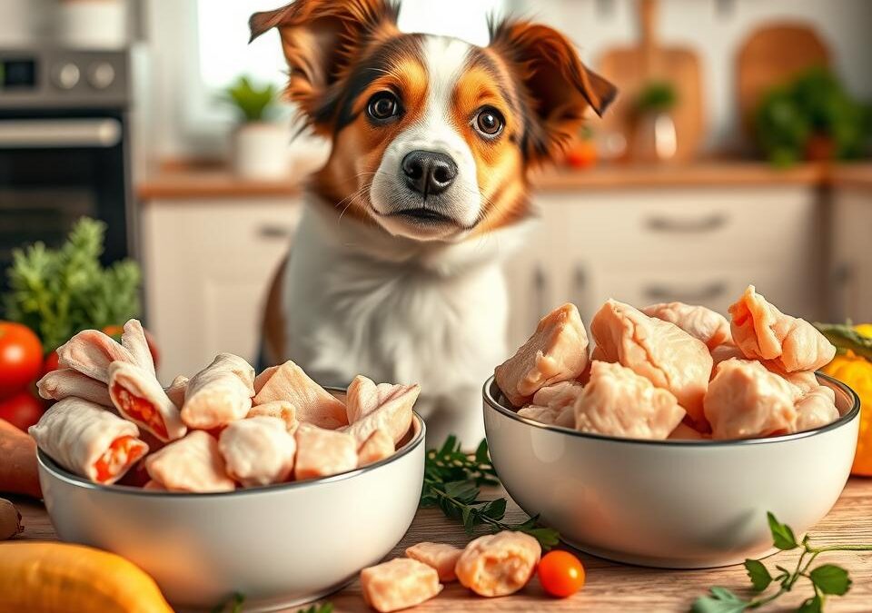 Krmivo s králíkem vs krmivo s kuřecím masem – co volí majitelé alergických psů?