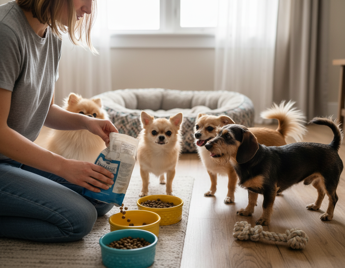 krmení psů malých plemen