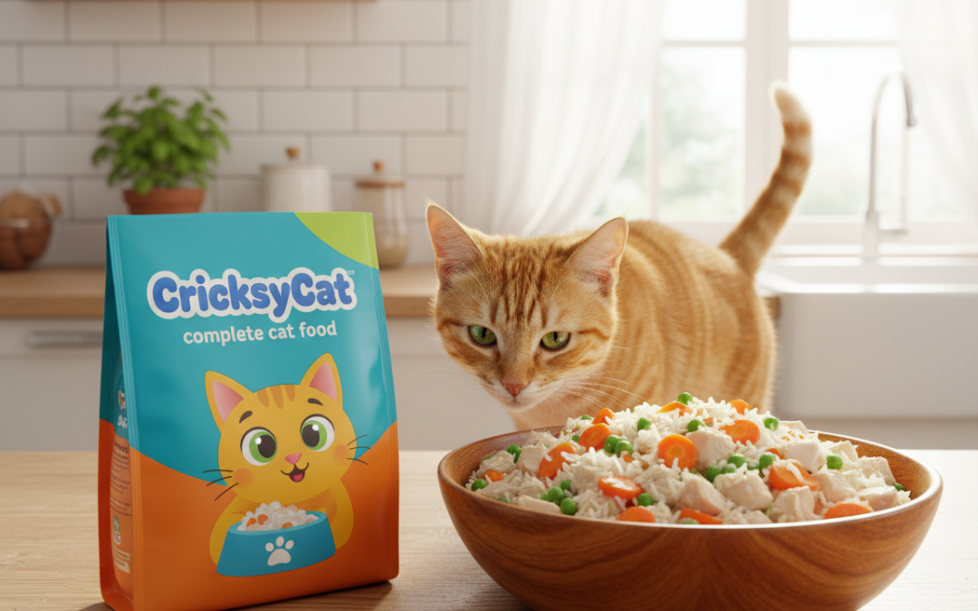 Kompletní krmivo CricksyCat vs kombinovaná domácí strava