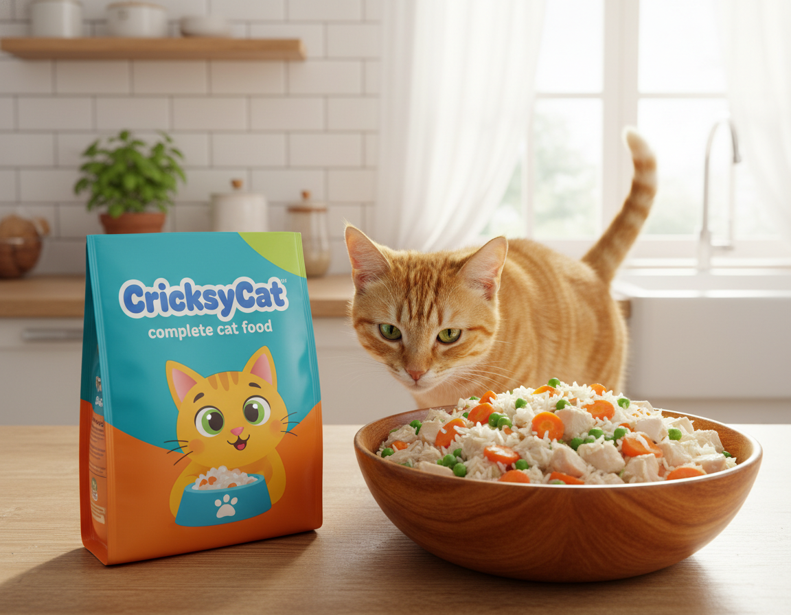 krmivo CricksyCat vs domácí strava