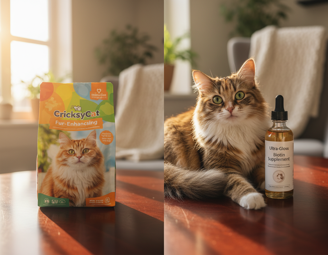 krmivo na srst vs biotin pro kočky