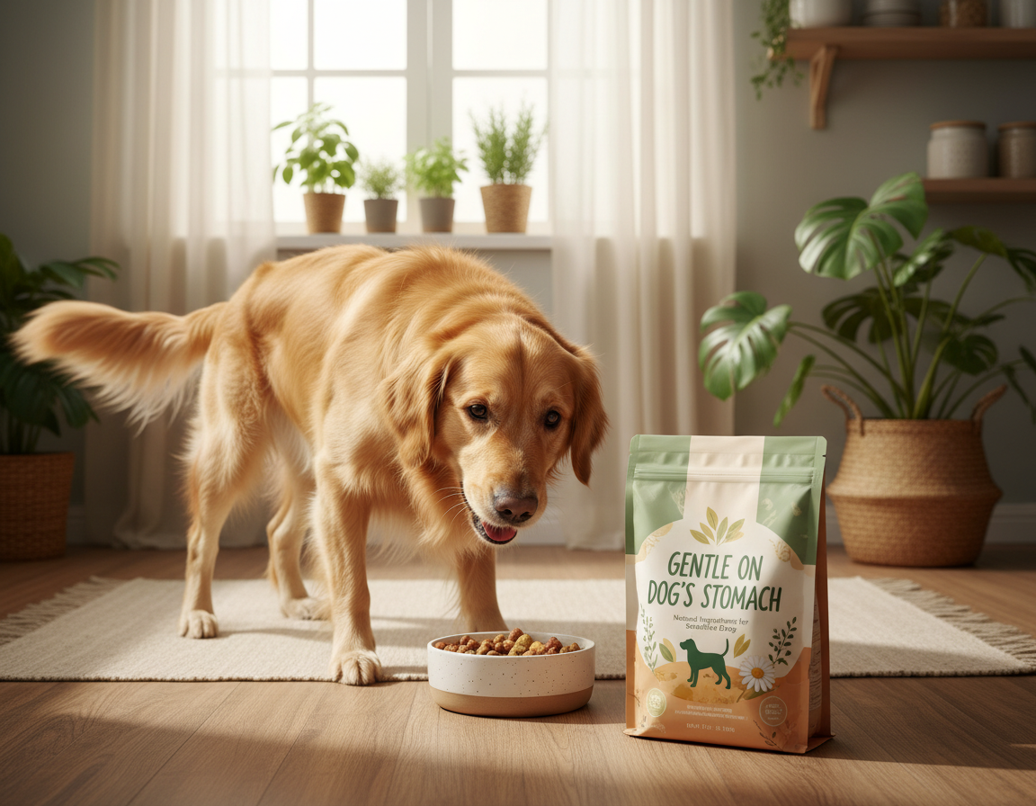krmivo šetrné k žaludku psa