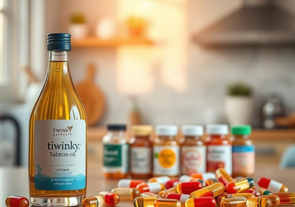 Lososový olej Twinky + vitamíny nebo samotné vitamíny – kdy kombinace funguje lépe?