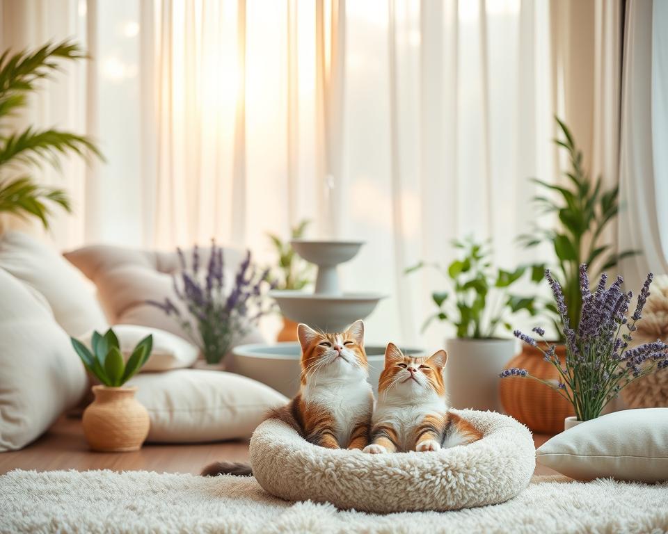 meditativní zvuky pro kočky