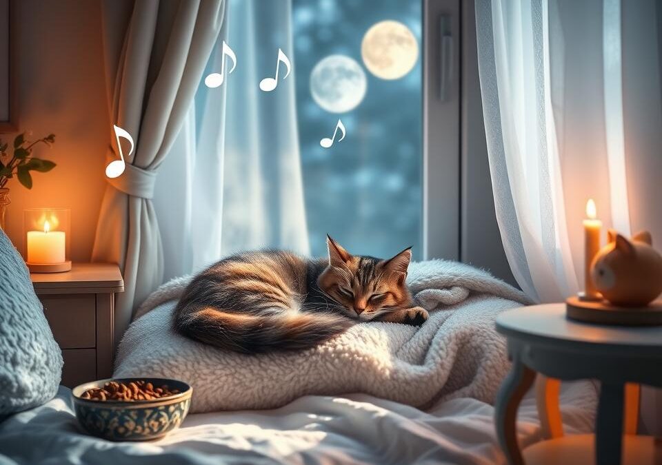 Melodie podporující spánek kočky – Vše, co o tom potřebuješ vědět!