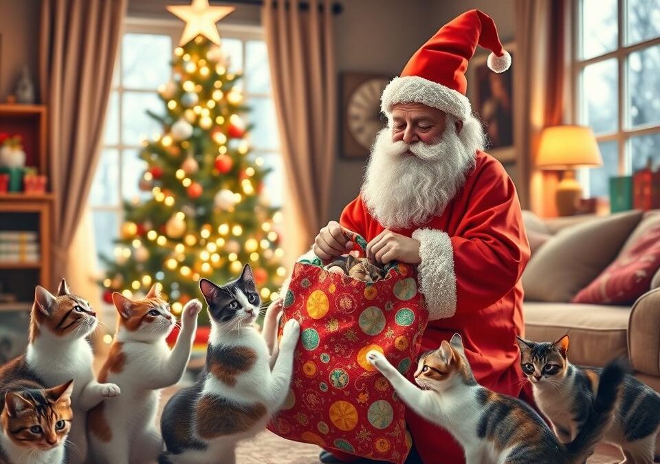 Kočky a Mikuláš – může z toho být společná zábava?
