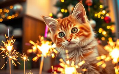 Kočičí blog 21 Kočka a prskavky – co během svátků URČITĚ nedělat