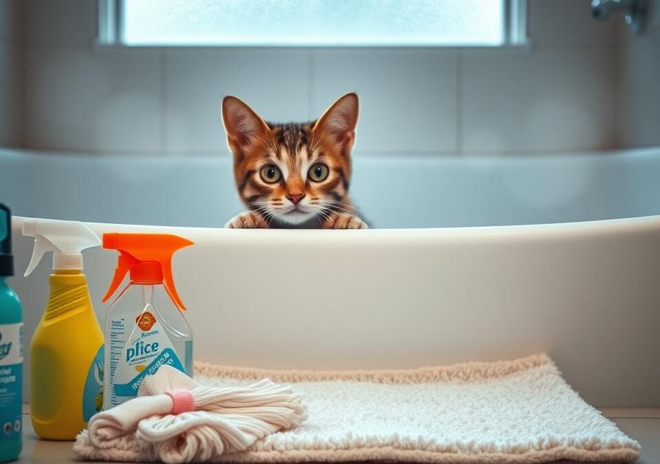 Nebezpečí v koupelně pro kočky – Vše, co o tom potřebuješ vědět!