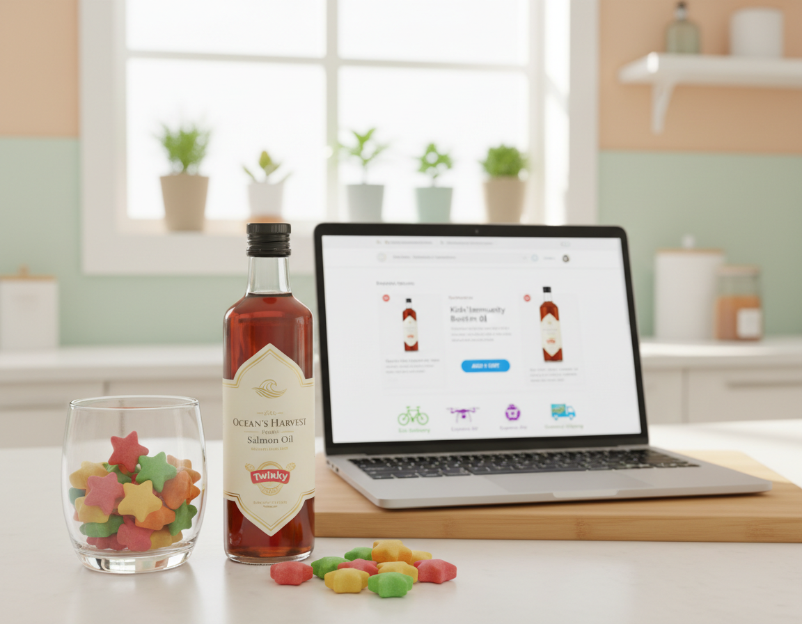 Vitamíny Twinky a lososový olej v balíčku – možnosti objednání