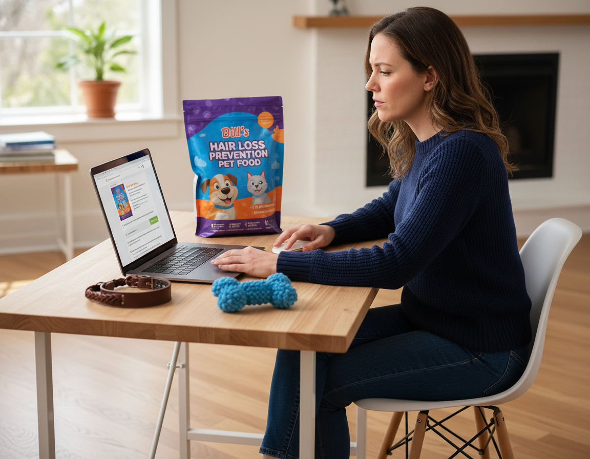 objednávka krmiva Bill’s proti vypadávání srsti