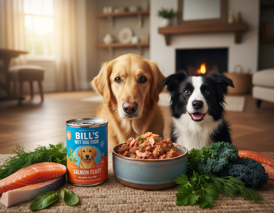 objednávka mokrého krmiva Bill’s s lososem