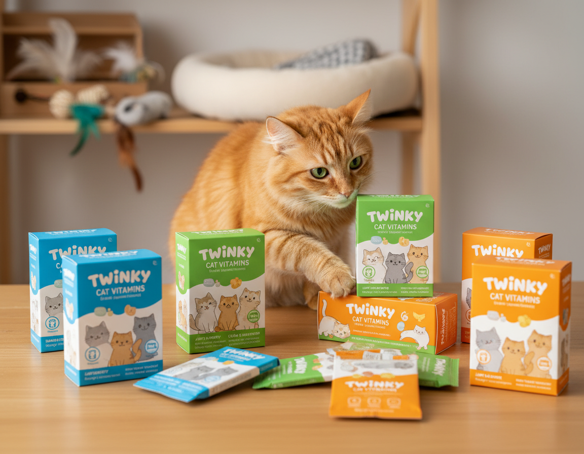 objednávka vitamínů Twinky pro kočky