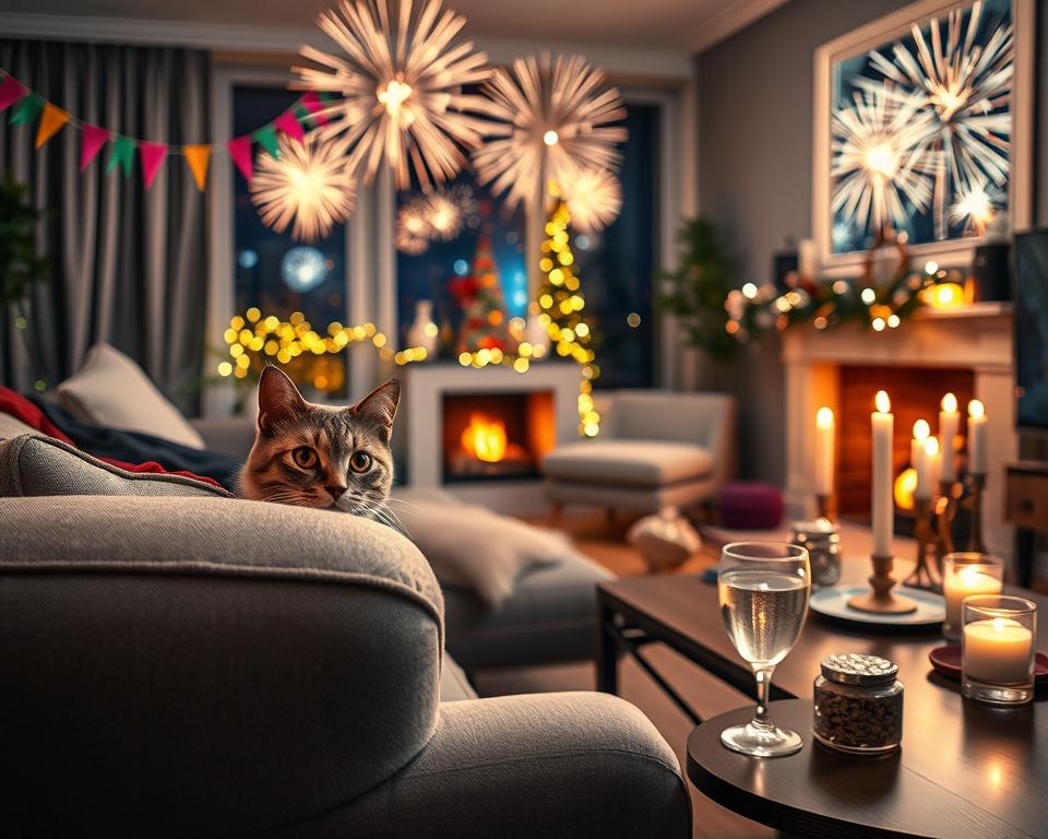 ochrana kočky před petardami