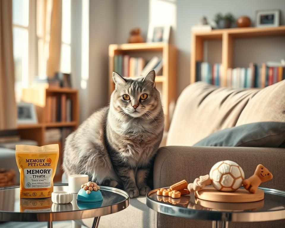 podpora paměti u starších koček