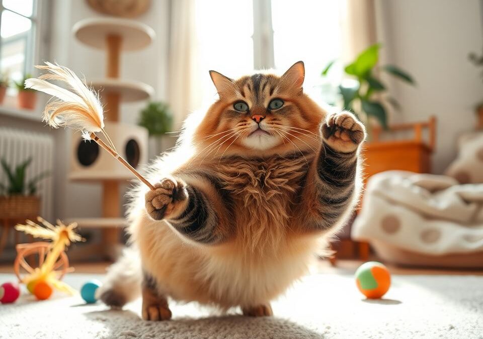 Pohybový program pro kočku s nadváhou – Vše, co o tom potřebuješ vědět!