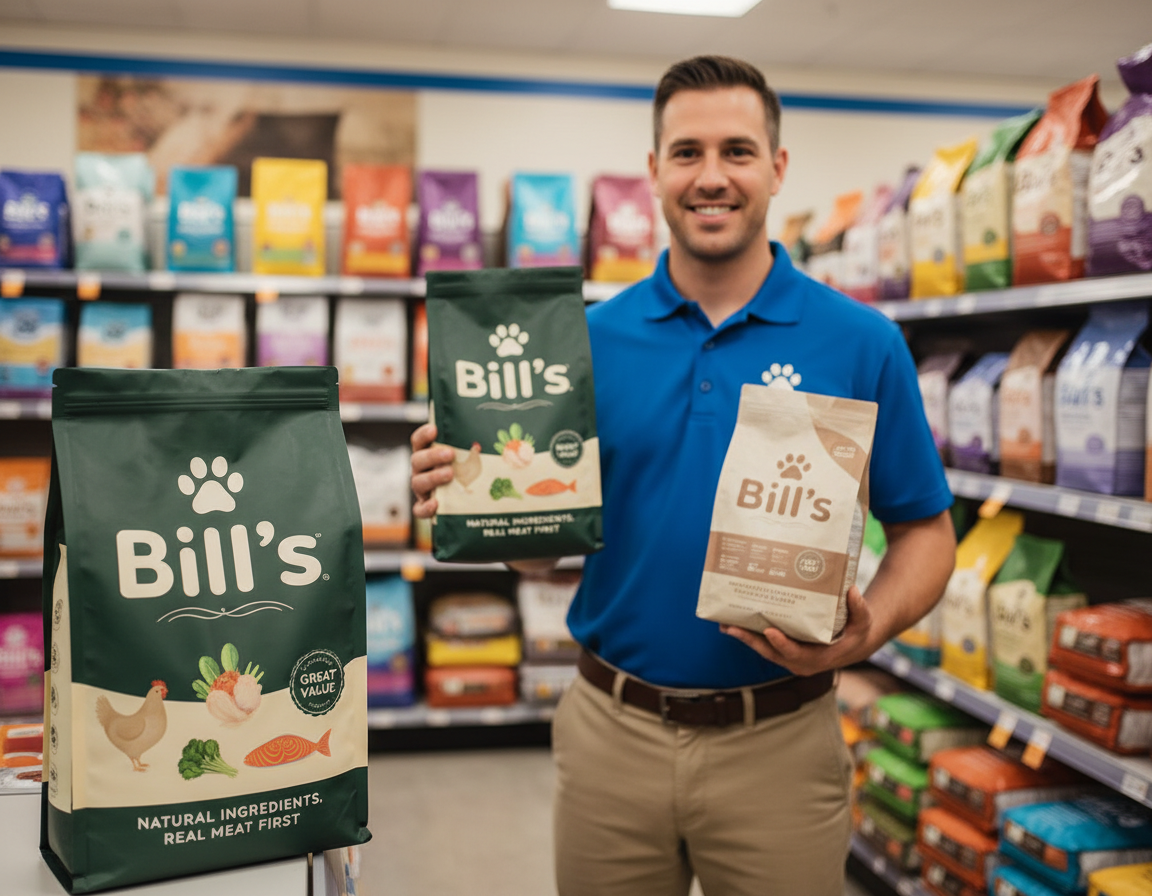 poměr ceny a kvality krmiva Bill’s