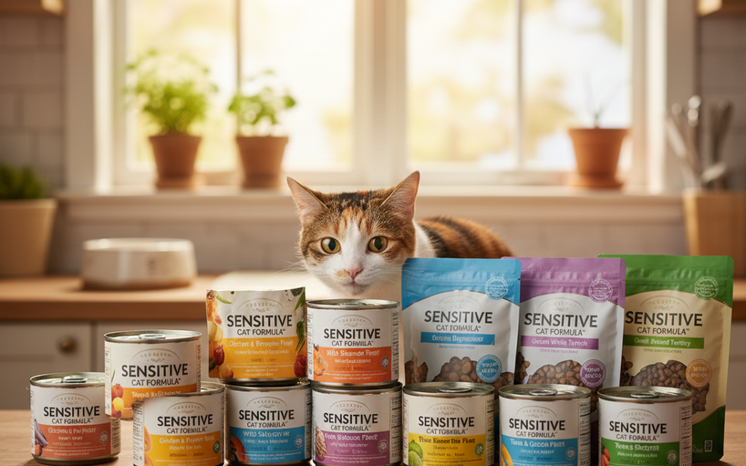 Příchutě krmiv pro kočky – které jsou nejoblíbenější u citlivých koček?