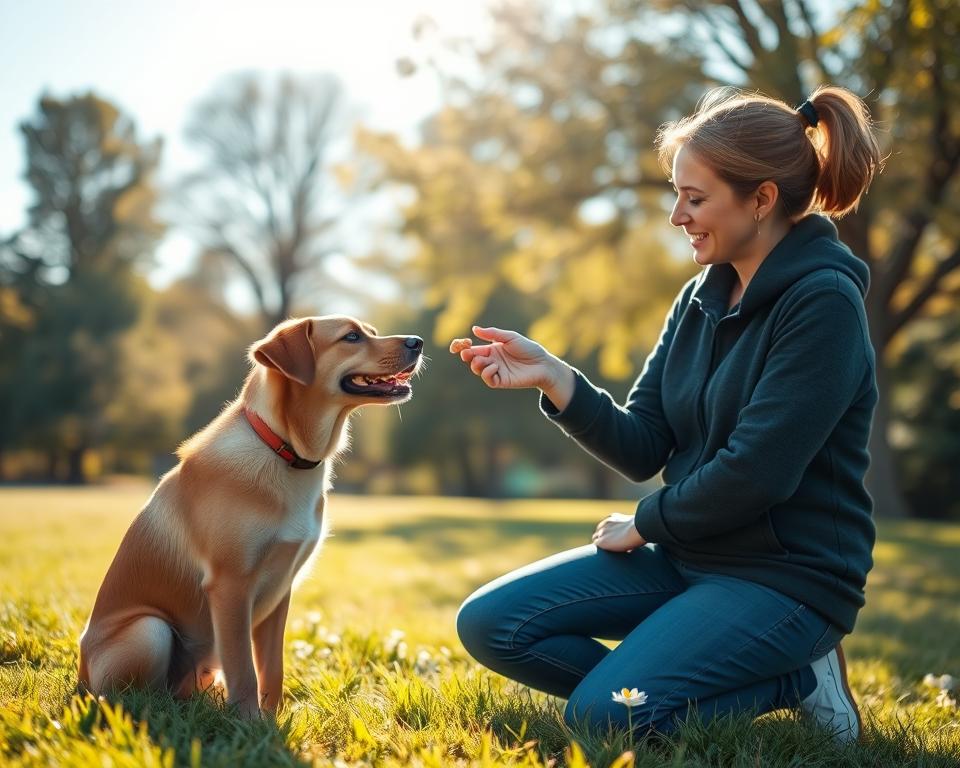 posilování důvěry psa