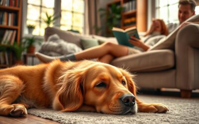 Blízkost, která přináší štěstí – proč tvůj pes rád leží u tvých nohou?