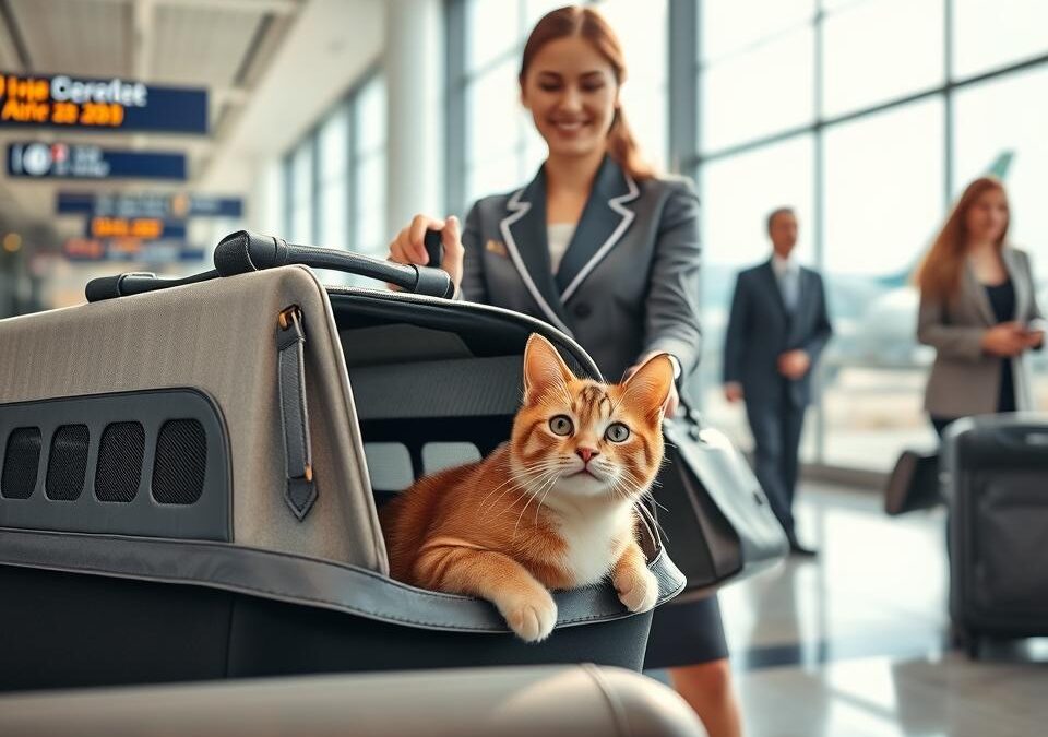 Přeprava kočky letadlem – Vše, co o tom potřebuješ vědět!