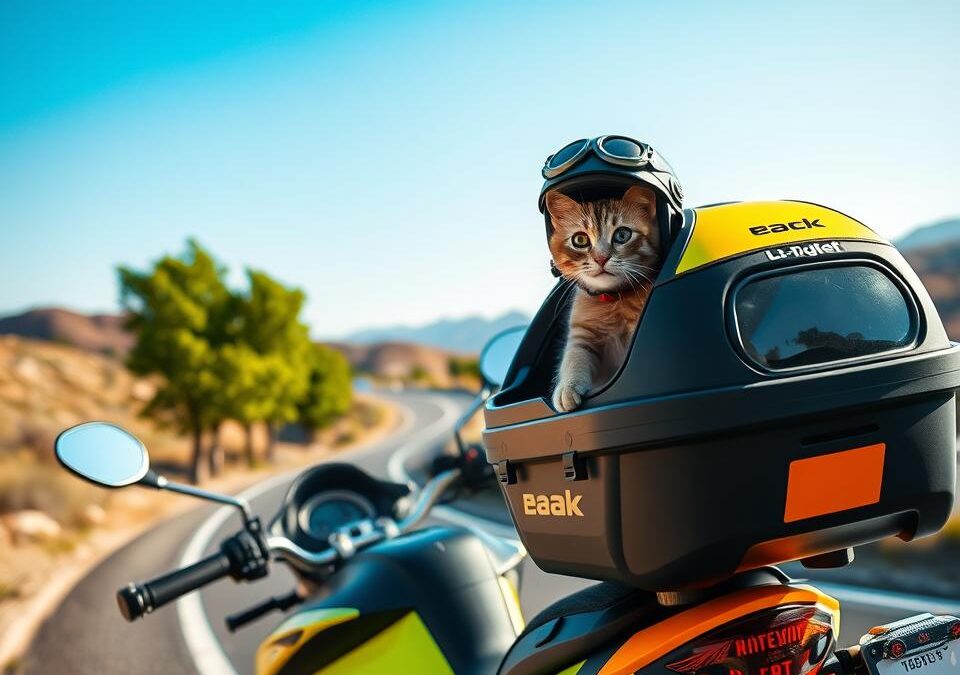 Přeprava kočky na motorce – Vše, co o tom potřebuješ vědět!