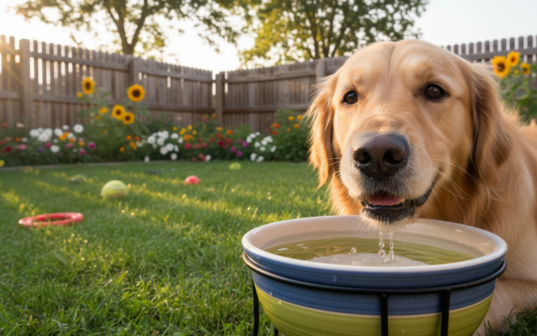 Na pití! Jak zajistit denní potřebu vody pro tvého psa?