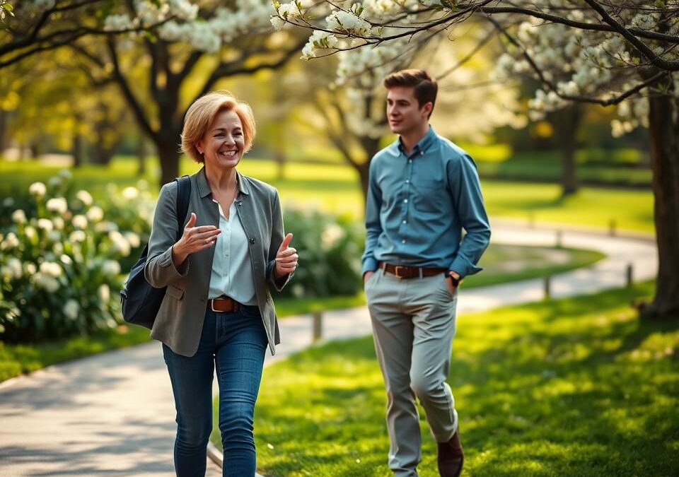 Společná procházka není jen pohyb – je to i „rozhovor“