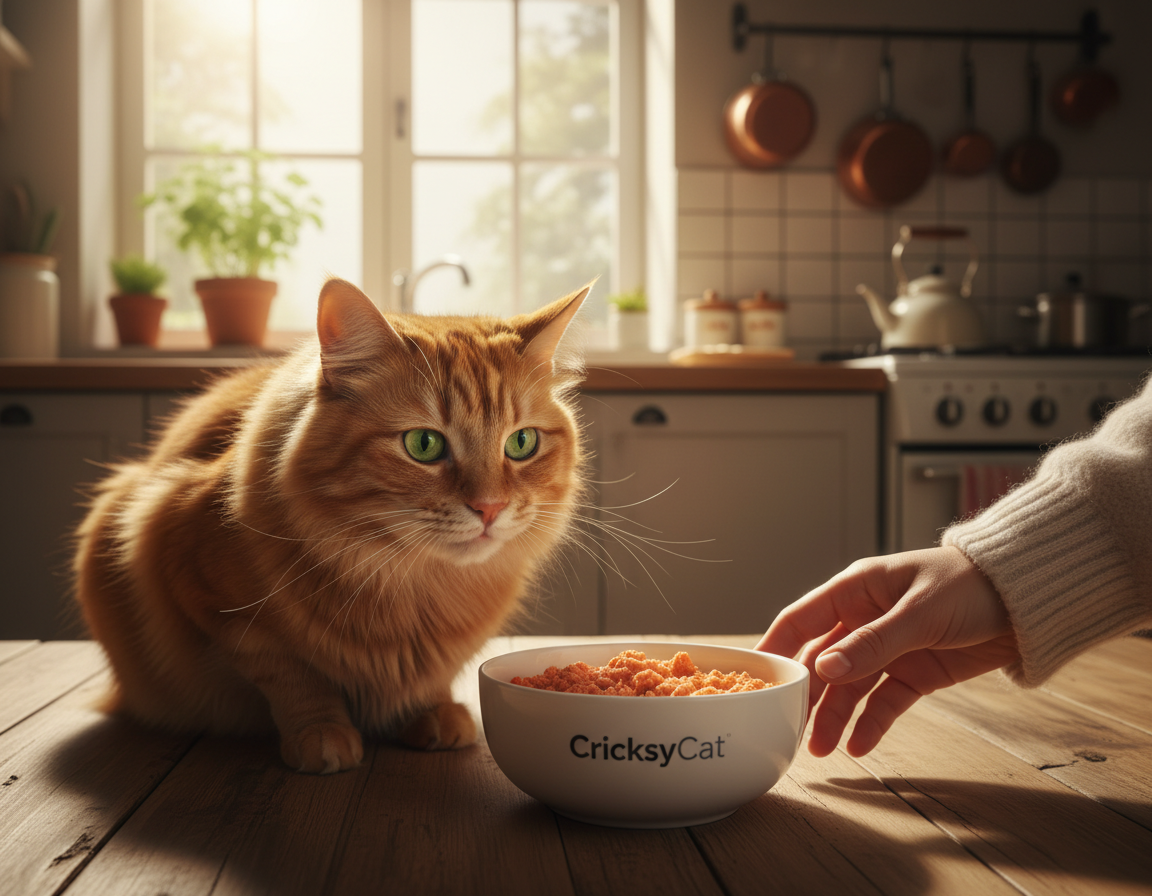 prvni-krmeni-CricksyCat-–-zkusenosti první krmení CricksyCat – zkušenosti