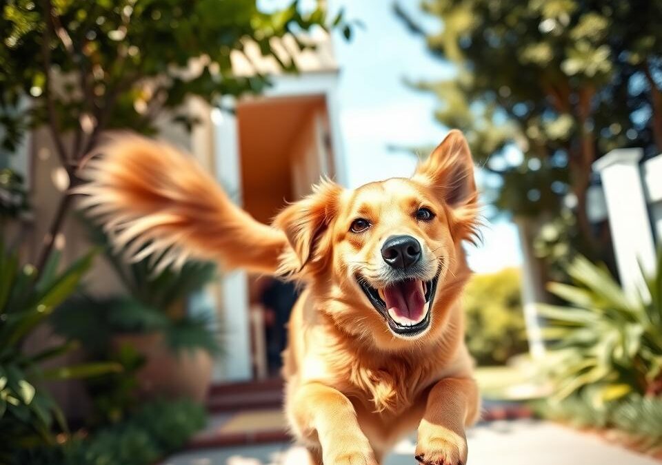 Psí štěstí – proč se tak raduje, když se vrátíš domů?
