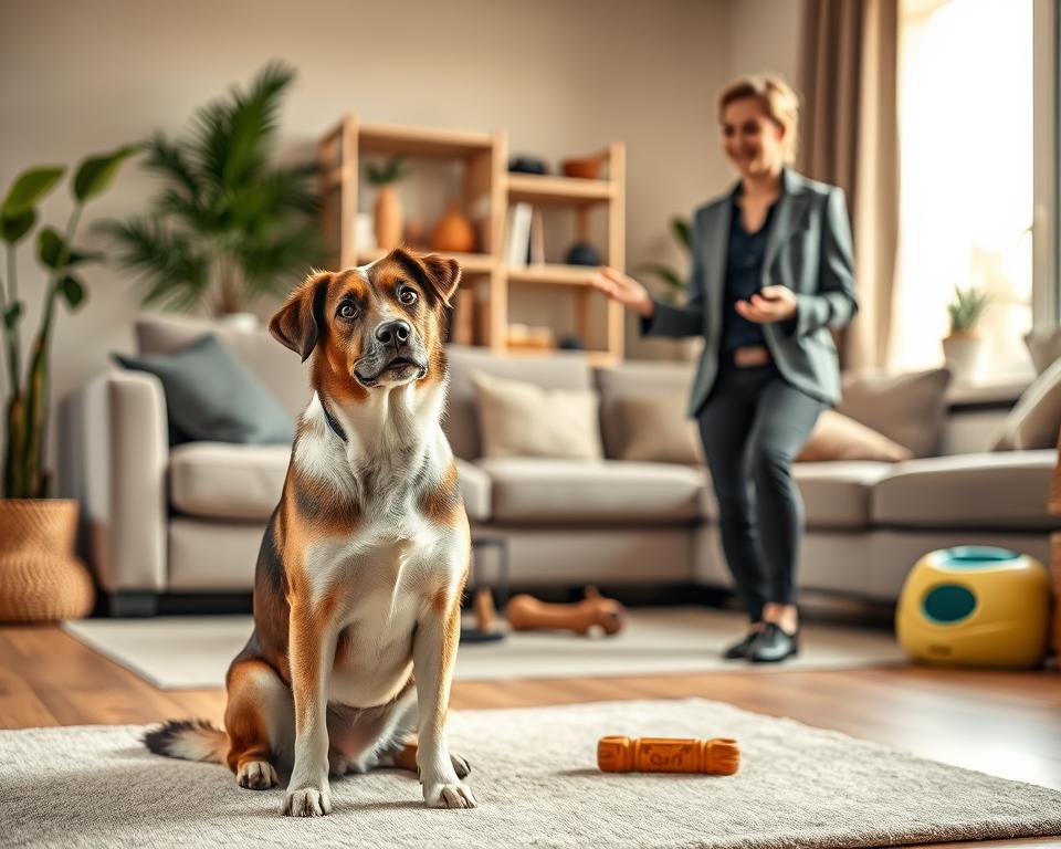 řešení destruktivního chování psa