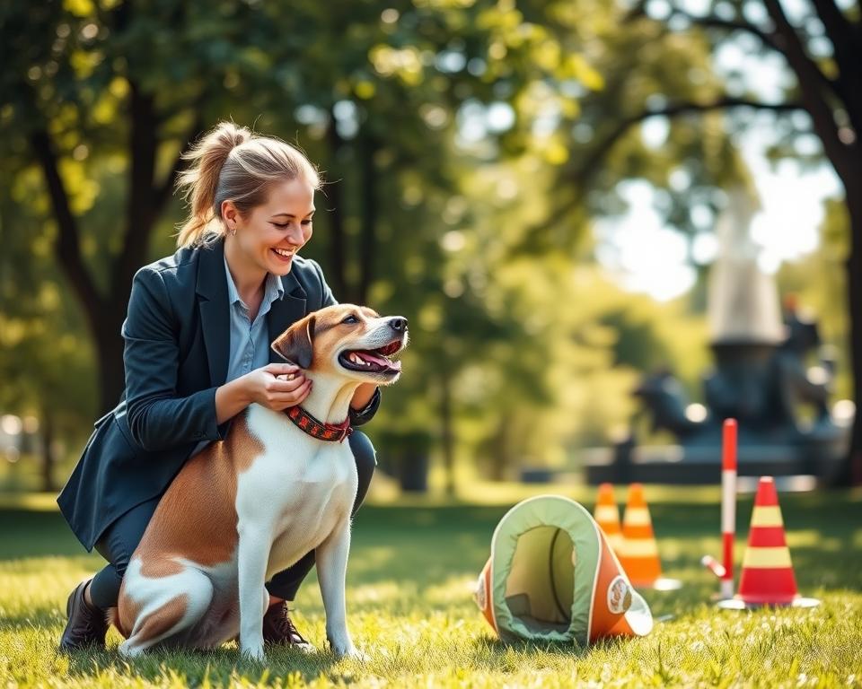 rozvíjející se páníček psa