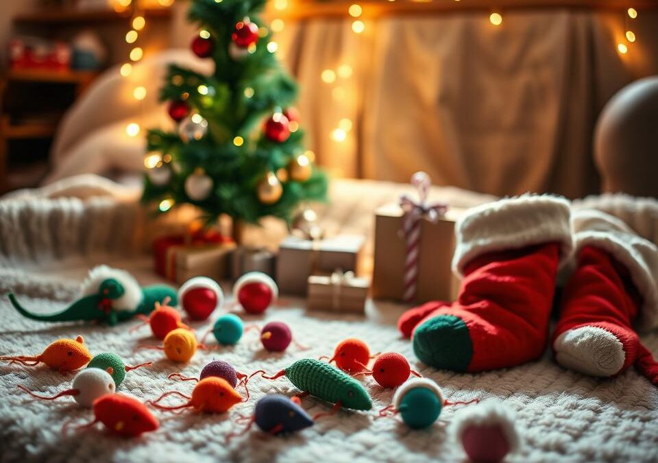 Levné vánoční dárky pro kočky