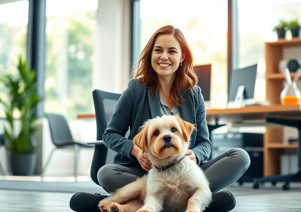 Snižování stresu v kanceláři se psem – Vše, co o tom musíš vědět!
