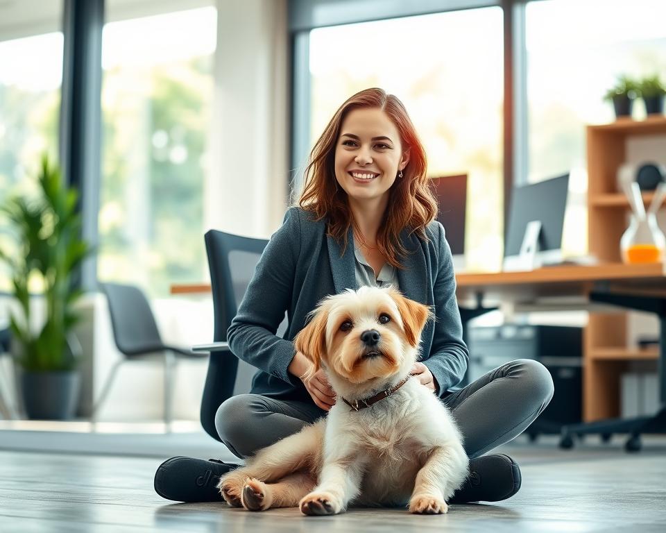 snizovani-stresu-v-kancelari-se-psem snižování stresu v kanceláři se psem