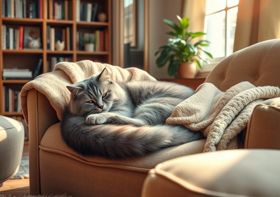 Spánkové návyky starší kočky – Vše, co o tom potřebuješ vědět!