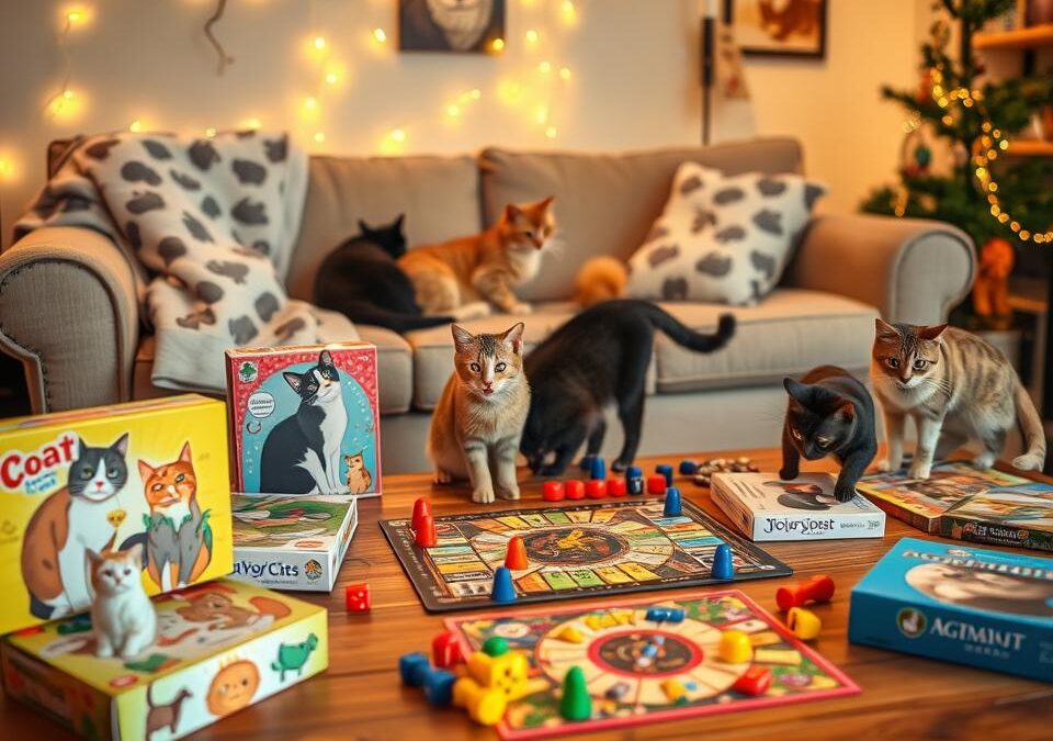 Společenské hry s kočičí tematikou – sváteční specialitky