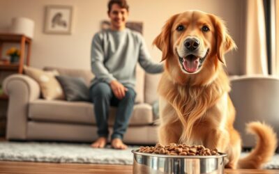 Dobře krmený pes chválí svého páníčka