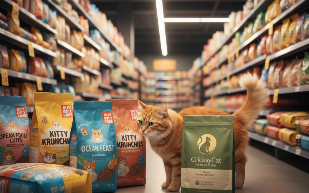 Supermarketové krmivo a CricksyCat – skryté rozdíly