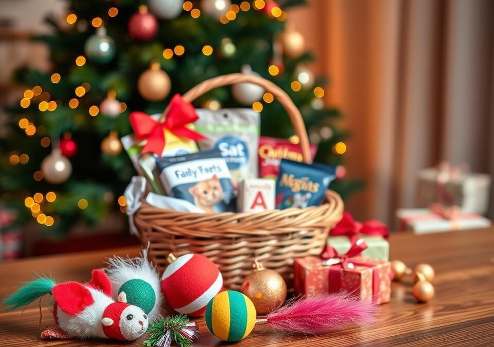 Vánoční dárkový balíček pro kočku – co do něj dát?